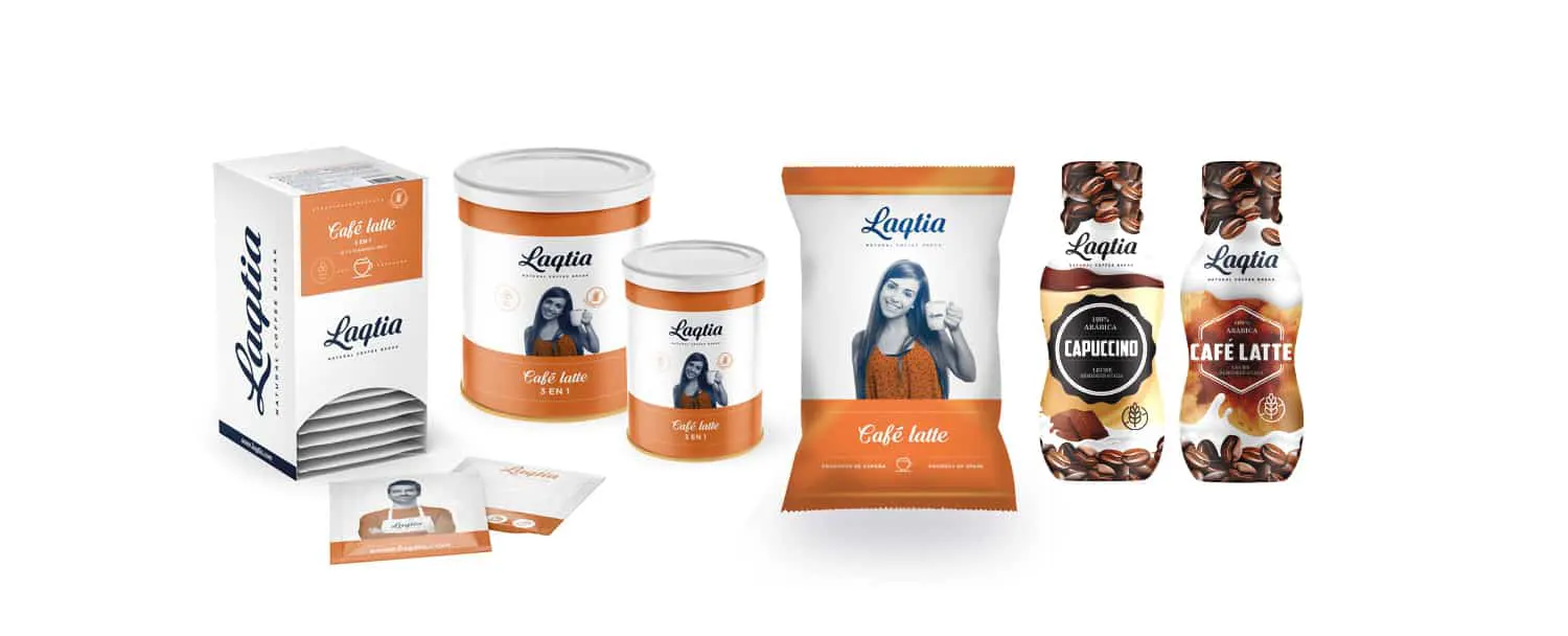 Cafe latte para vending