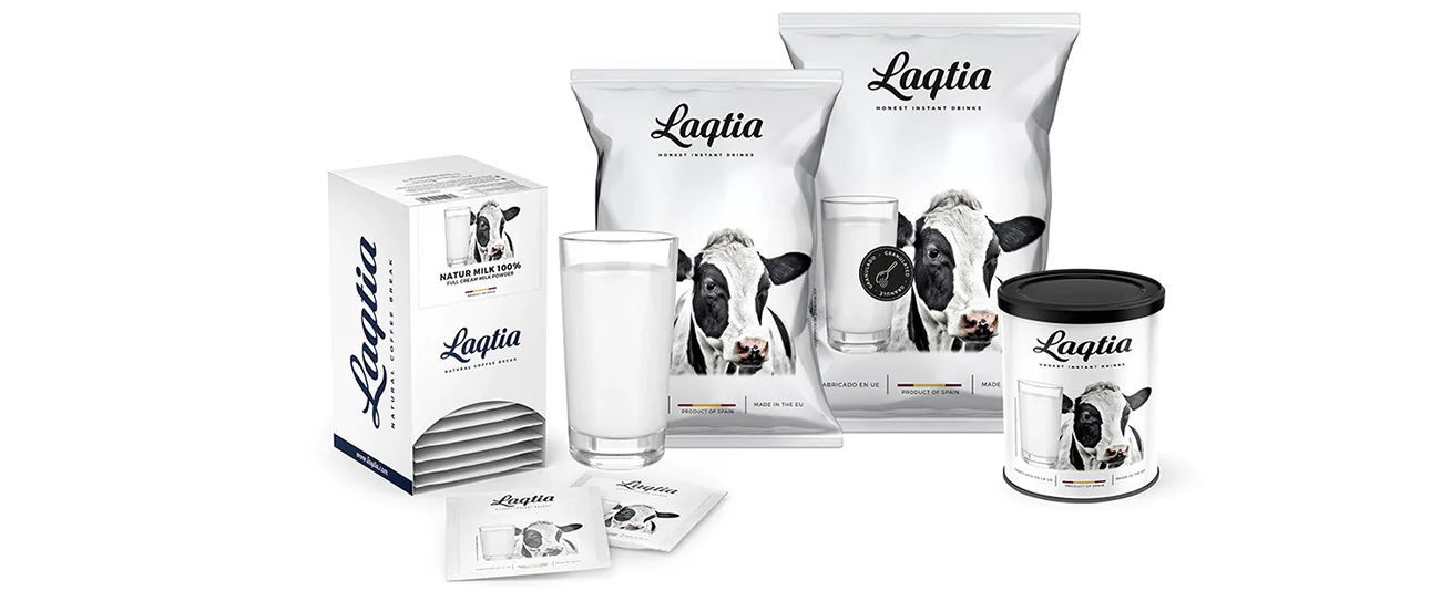 Familia de productos de leche para vending