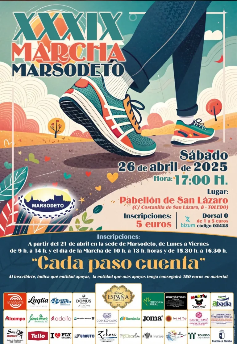 Cartel Marcha Solidaria para Marsodeto