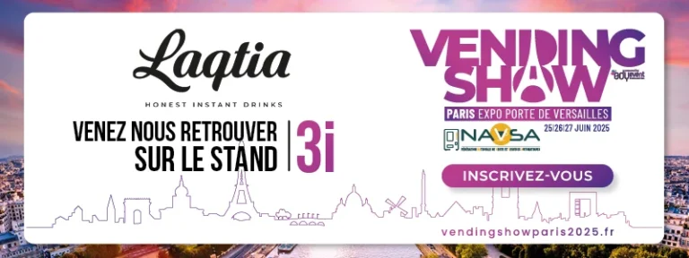 Anuncio de la Vending Show Paris
