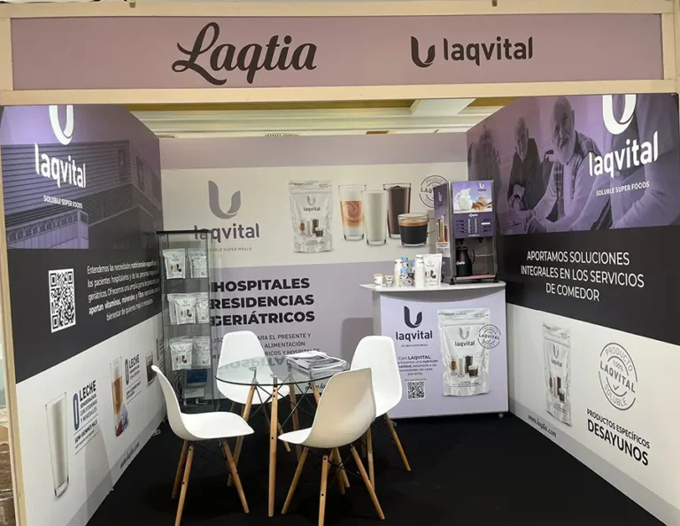 Expositor de Laqita en el congreso